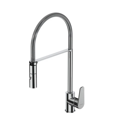 Miscelatore monocomando lavello semi-pro serie smeraldo c/doccetta cromo