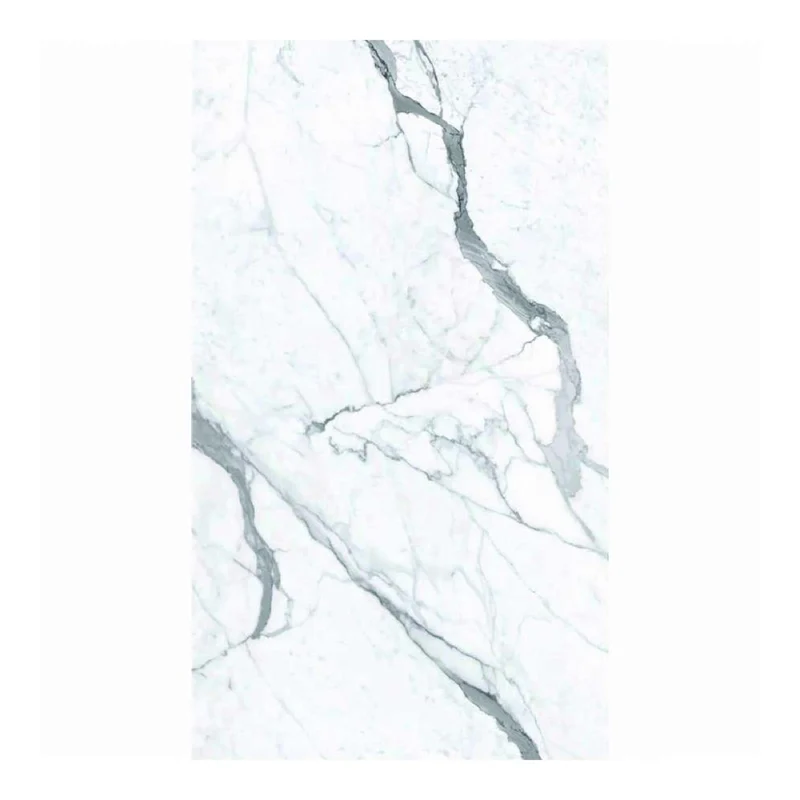 Pannello Murale UV Marmo Bianco Lucido 60 x 120 cm