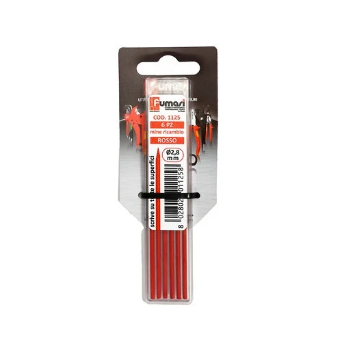 6 pz set mine rosse