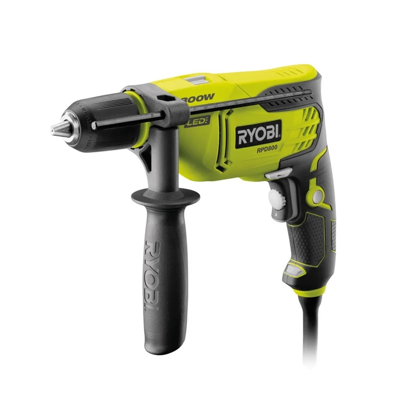 Trapano a Percussione Ryobi 800W con Valigetta