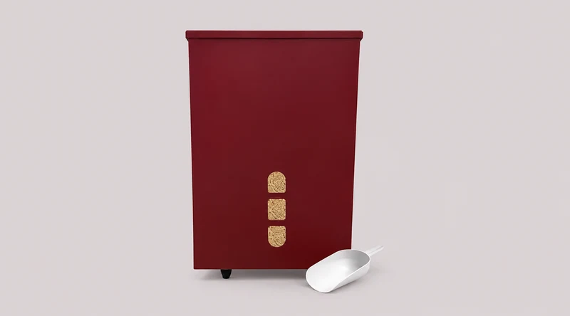 Porta Pellet – Rosso