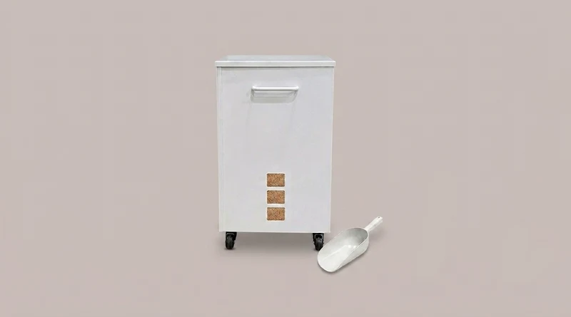 Porta Pellet – Bianco