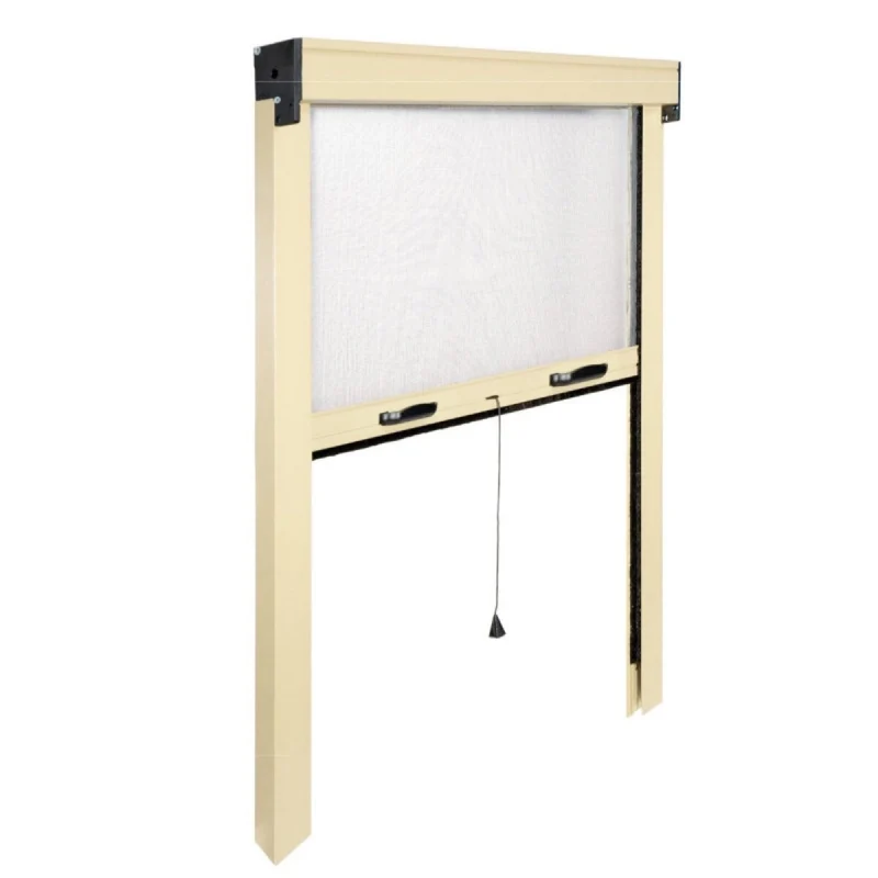 Zanzariera Avvolgibile Verticale 100x160 cm Avorio