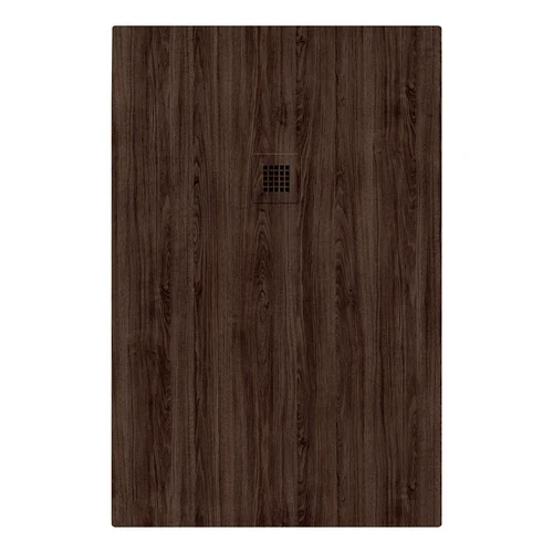 Piatto doccia nymo design noce scuro cm 70 x 100