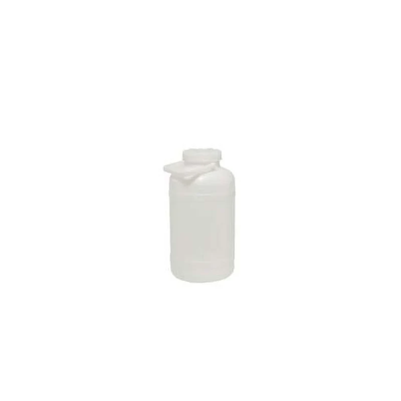 Fusto a bocca larga in polietilene per alimenti senza rubinetto - lt.10 - bocca Ø cm.11 - misure Ø cm.22x40,7h.