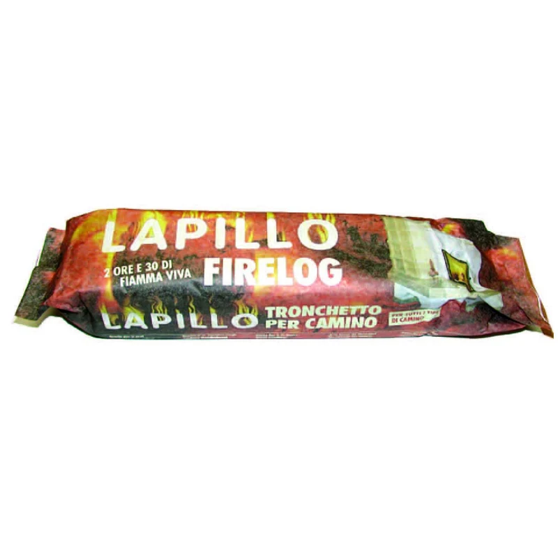 LAPILLO Tronchetto di segatura trattato - kg.1, durata 2,5 ore - 10 pz