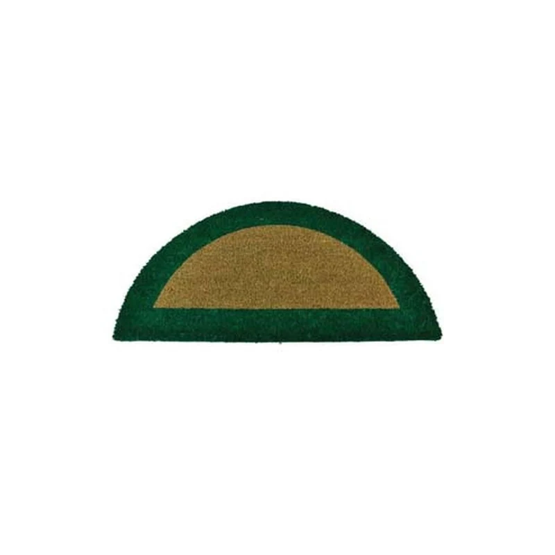 Zerbino ecoco semicerchio cm.40x80 verde spessore mm.18 - cm.40x80, spessore mm.18