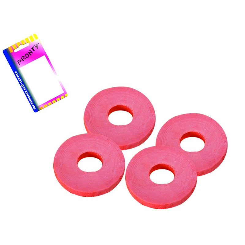Guarnizioni ranelle in gomma in blister - in bl.10 pz. - 12 bl