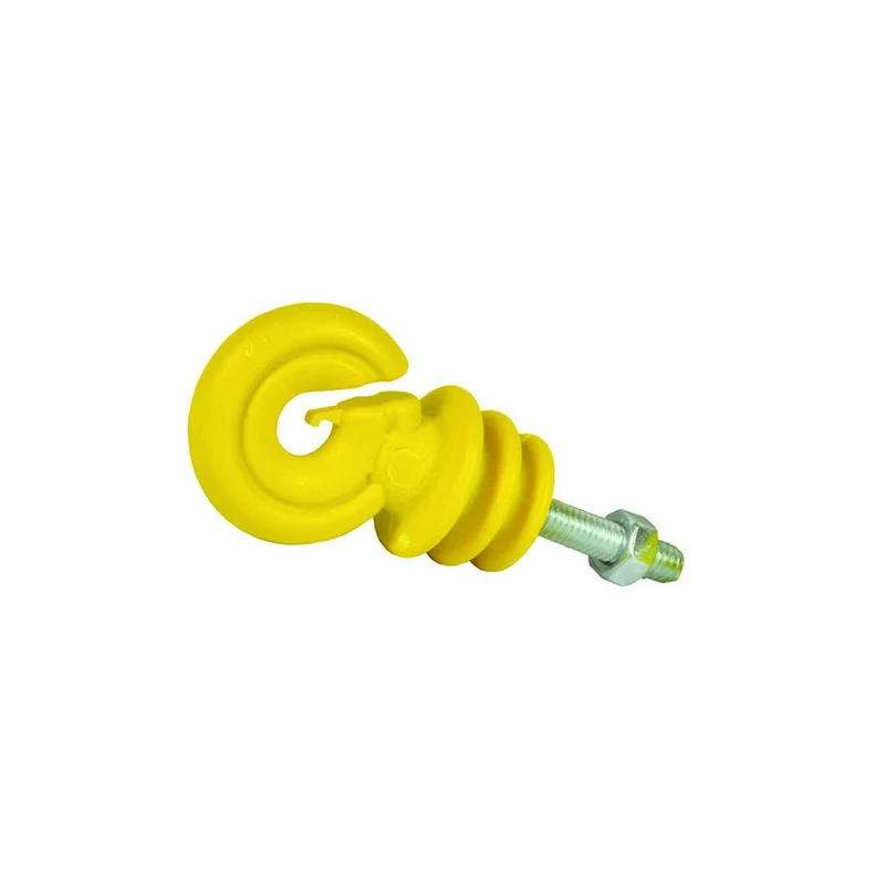 Isolatore Elettrorecinzione Con Vite Per Metallo - gialli - 50 pz