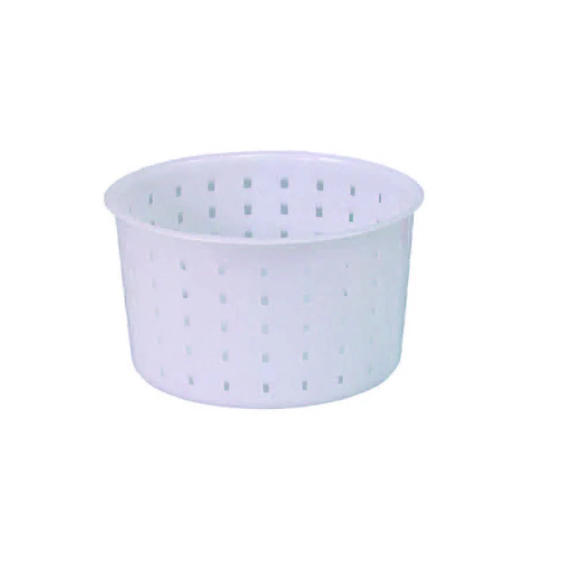 Forma per formaggio caciotta gr.700 - Ø superiore cm.11,6 - Ø inferiore cm.10,7x7h. - 10 pz