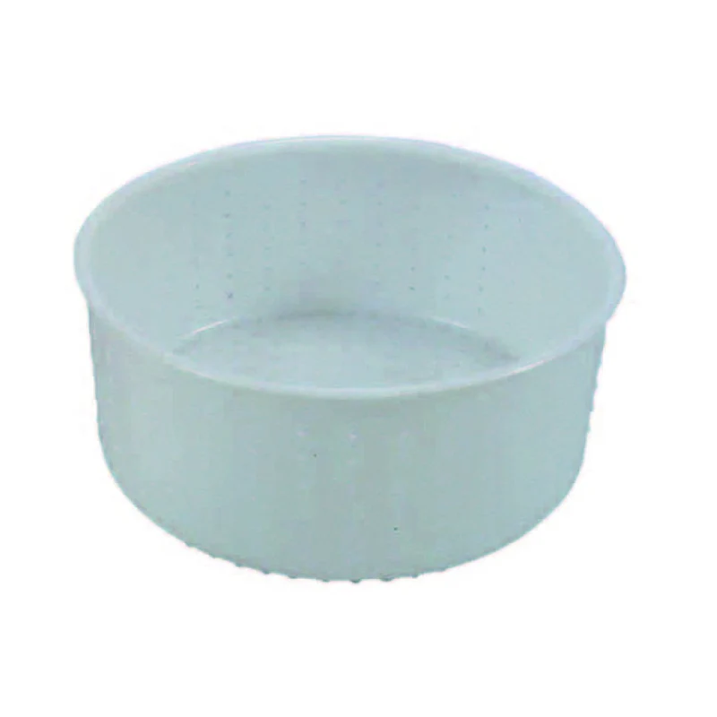 Forma per formaggio caciotta gr.1600 - Ø superiore cm.18 - Ø inferiore cm.17,2x7,6h. - 6 pz