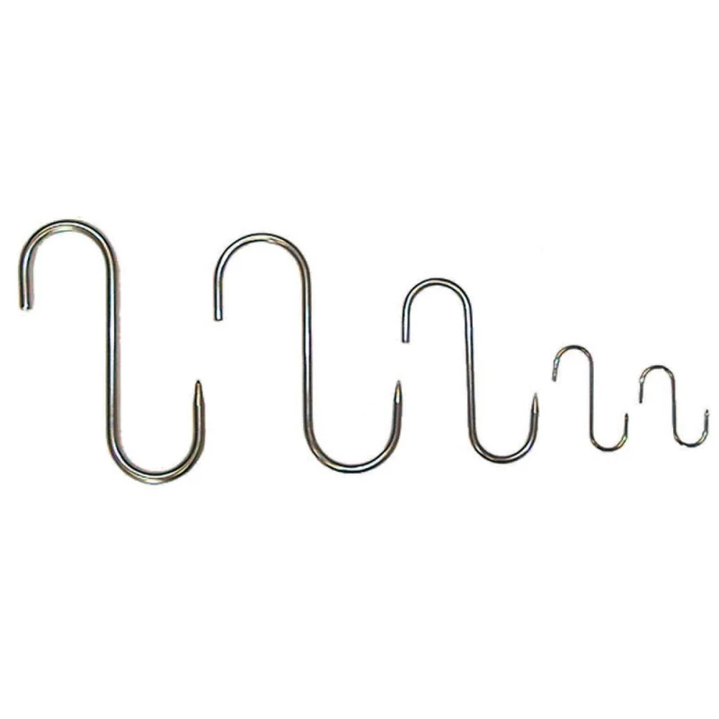 Gancio Inox Da Macellaio 1 Punta - ø mm.3x60 - 10 pz