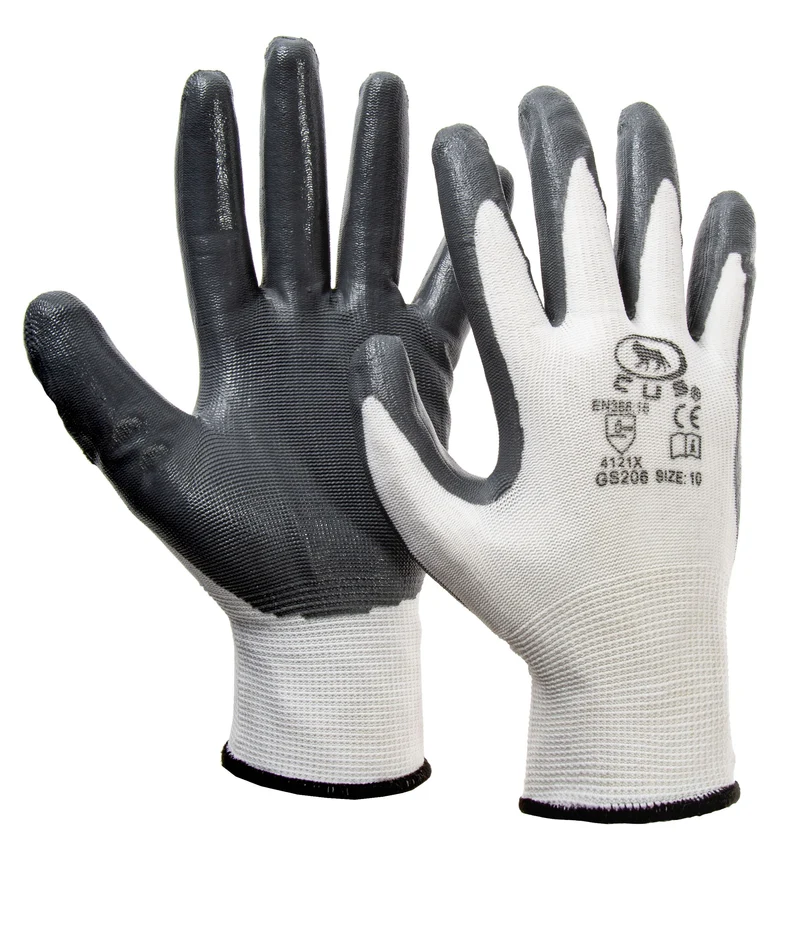 GUANTO SPALMATO NITRILE BIA/GRIG XL