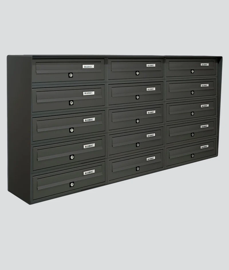 CASELLARIO POSTA SLIM 5X3 GH/GHISA