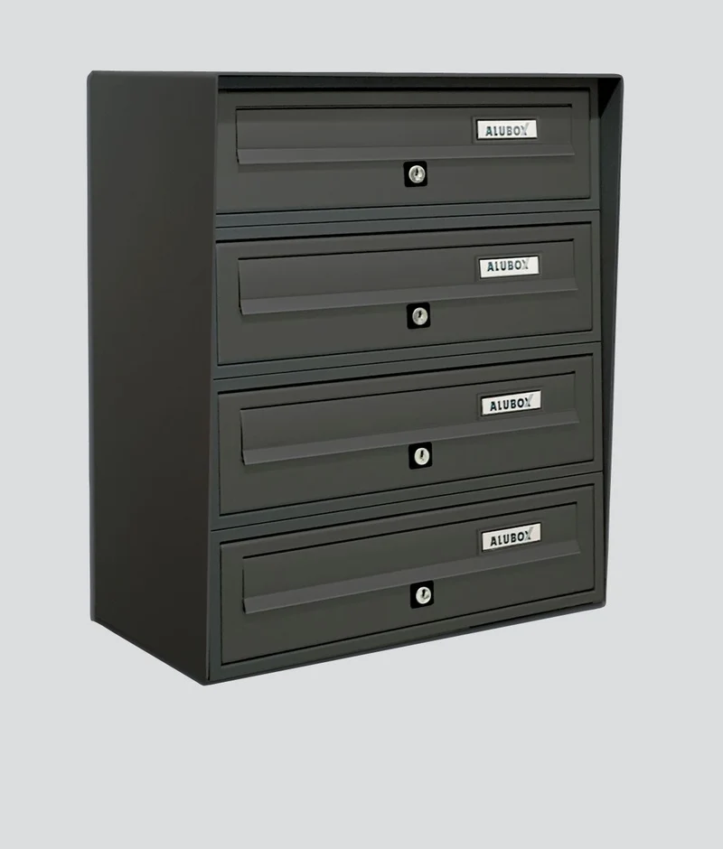 CASELLARIO POSTA SLIM 4X1 GH/GHISA