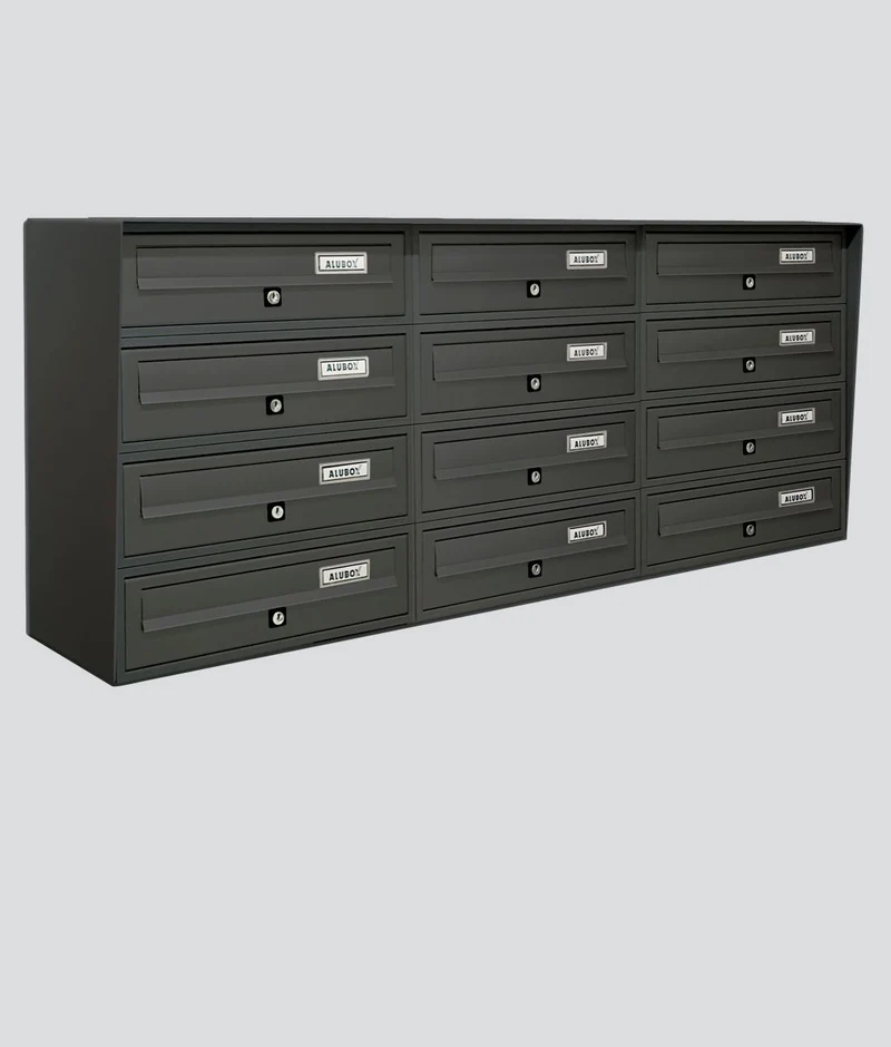 CASELLARIO POSTA SLIM 4X3 GH/GHISA