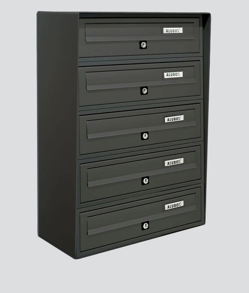 CASELLARIO POSTA SLIM 5X1 GH/GHISA