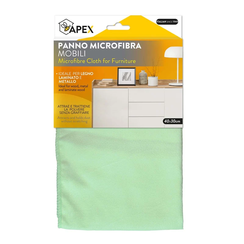 Panno in Microfibra per Pulire e Spolverare i Mobili Apex