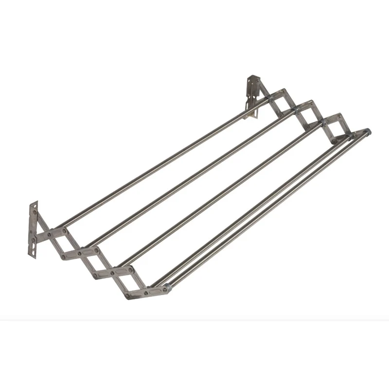 Stendibiancheria da Parete Estensibile in Acciaio Inox Jumbo Nick100