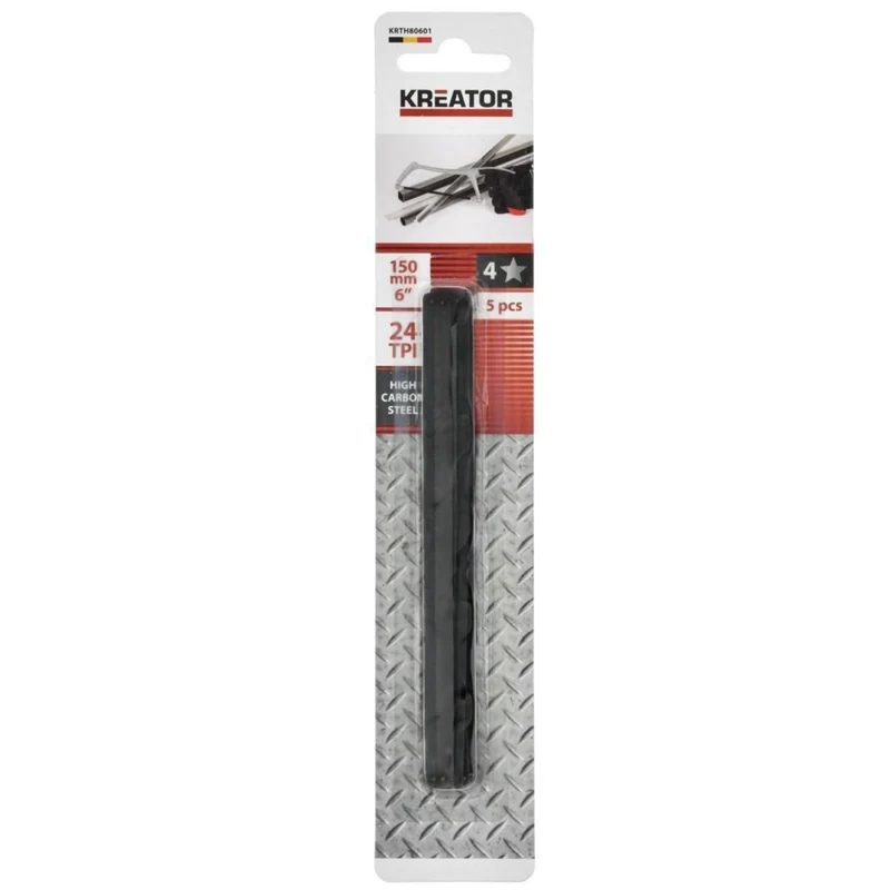 Lame per Seghetto per Metallo Kreator 150 mm (Set 5 pezzi)