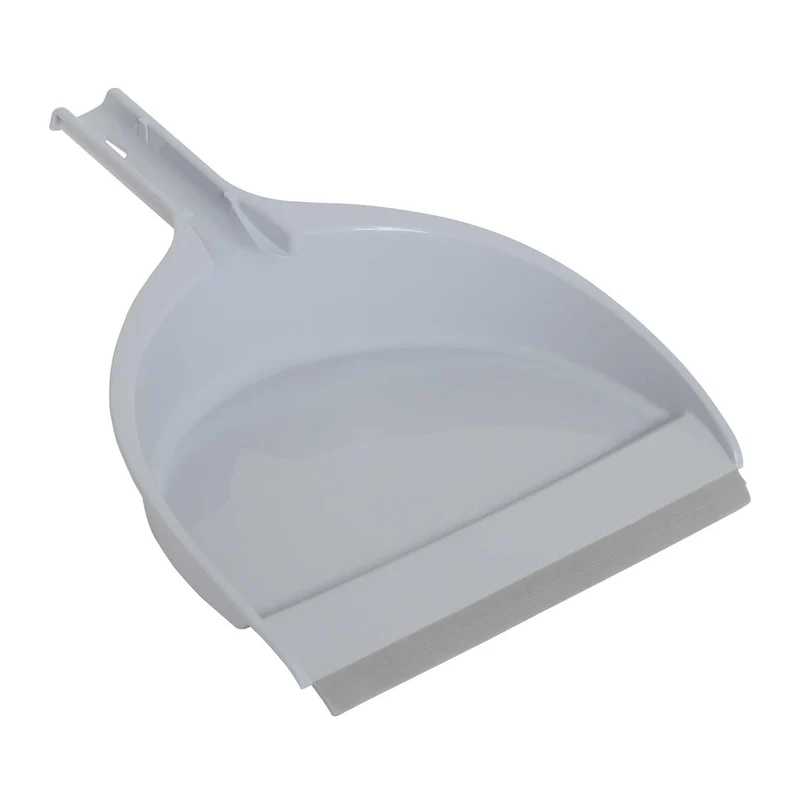 Paletta Raccoglipolvere in plastica con Baffo in gomma Apex
