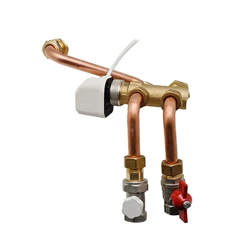 Kit valvola 3 vie con bypass servocomando valvola a sfera detent wind 10-60 sfe/det 1/2 kvs 1.6