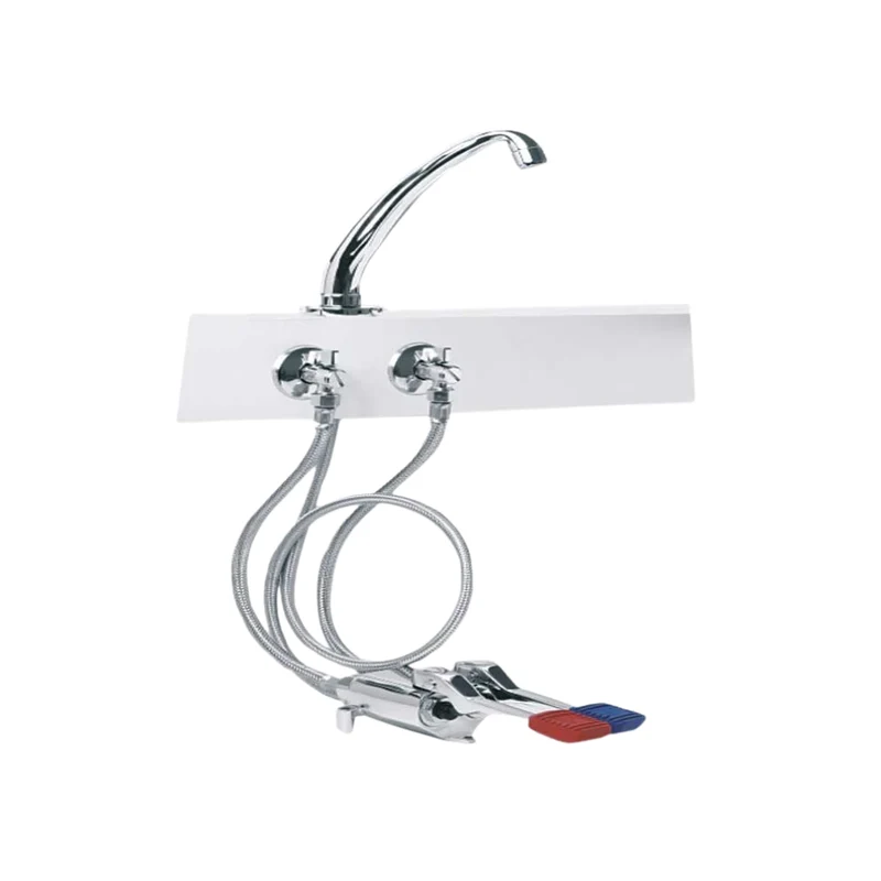 Kit completo miscelatore a pedale con bocca di erogazione K