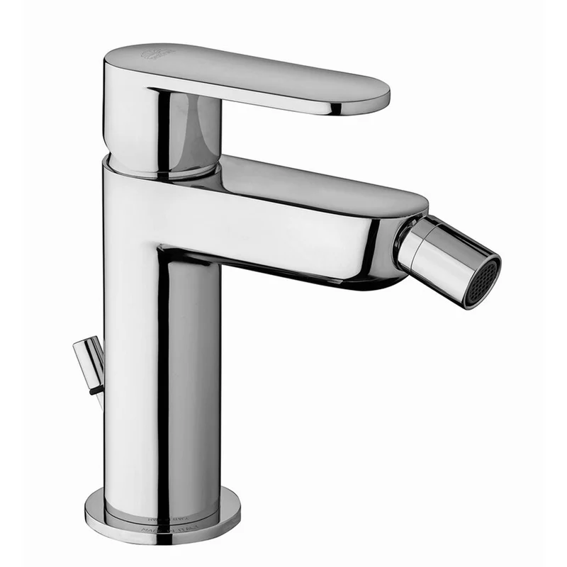 Miscelatore bidet cromato con scarico automatico 1"1/4