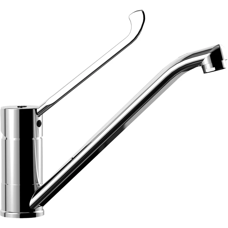 Miscelatore lavello monoforo con leva clinica