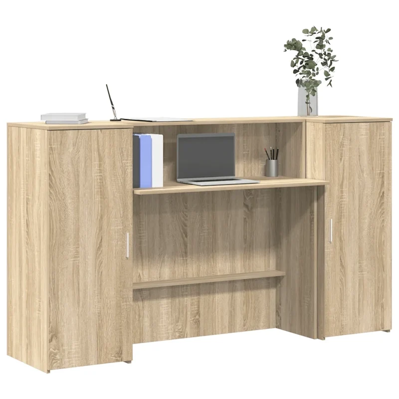 Banco Reception Rovere Sonoma 180x50x103,5 cm Legno Multistrato 3324207