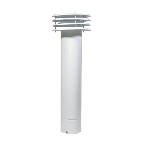 Esalatore fumo ventilato in lamiera verniciata bianca diam. 150