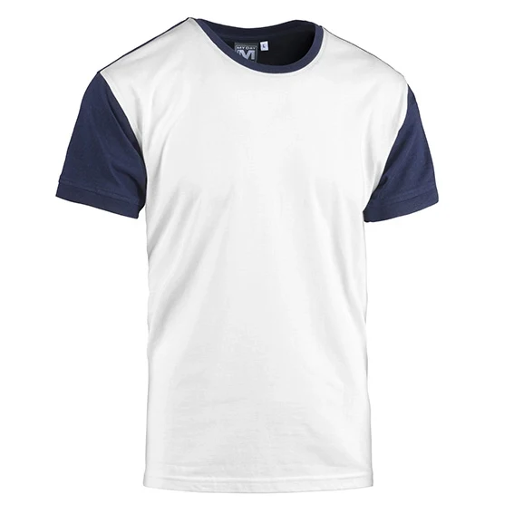Shirt College Bianco Blu Navy Mis. Xl 10 Pezzi