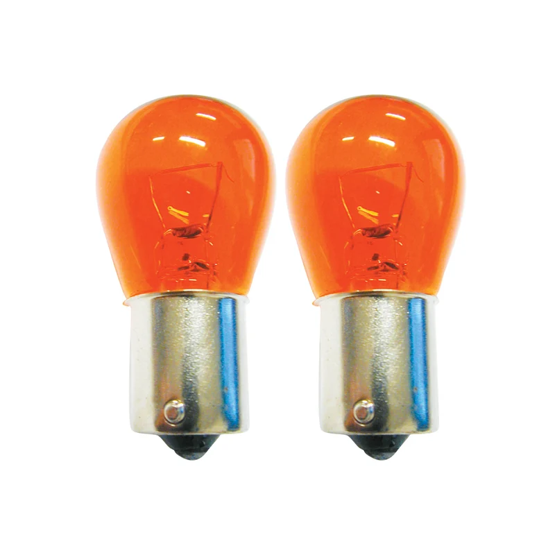 Coppia lampadine arancioni 12V 21W