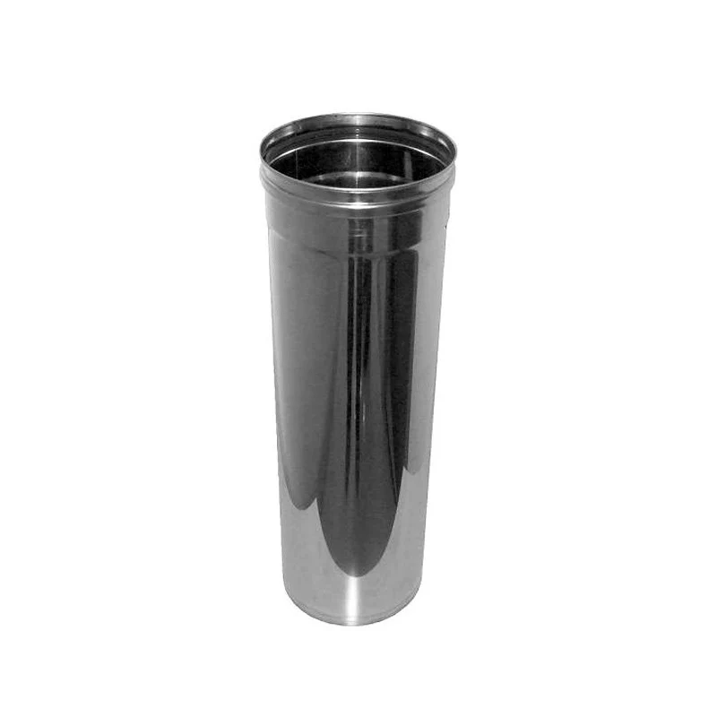 Tubo Camini Wierer in Acciaio Inox Mono Parete Lunghezza: 50 cm Vari Diametri
