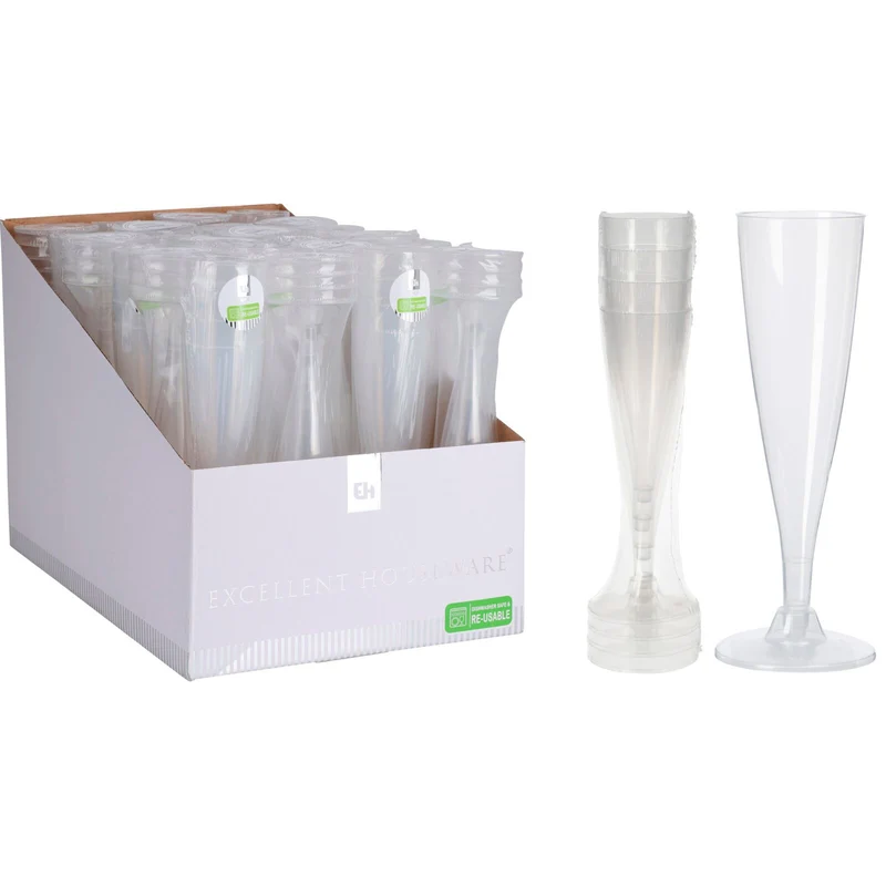 Bicchieri 4 flutes champagne 130 ml