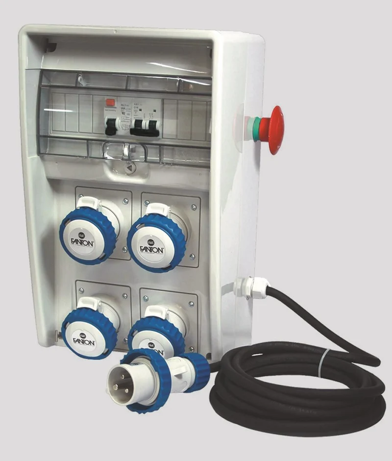 QUADRO ULISSE IP65 4P.BLU CEE 16A+I