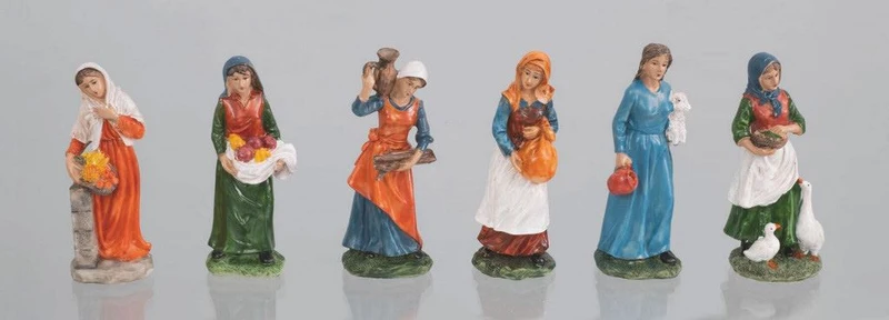 PASTORE DONNA RES.CM.15 PRESEPE ASS