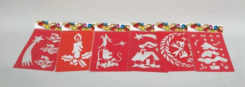 VETROFANIA STENCIL NATALE 35X25 CF2