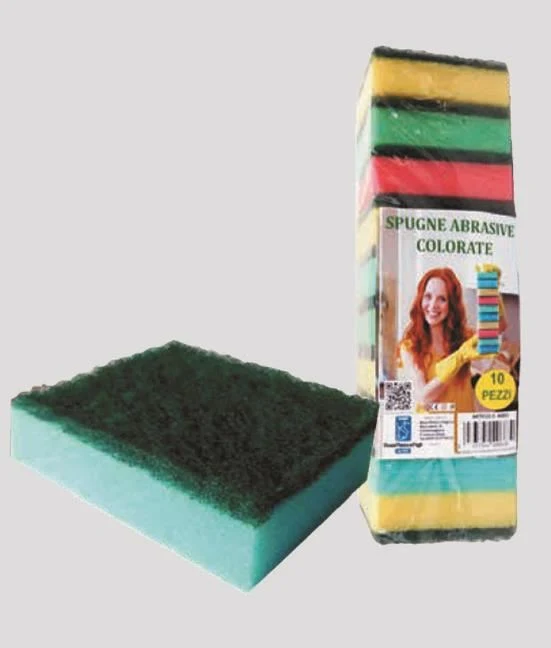 SPUGNA ABR.COLORATE 8X5,5X2,5 10PZ