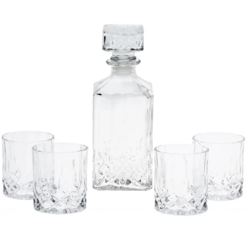Set 5 pezzi Whisky in vetro