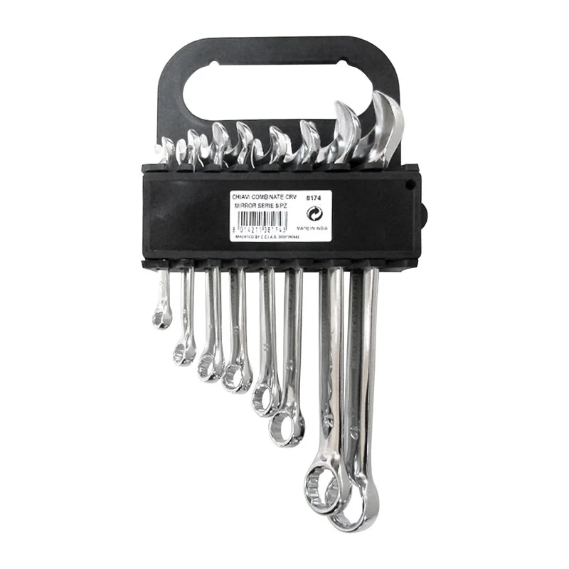 Serie 8 Chiavi Combinate Mirror 8 x 19 mm Cr Van