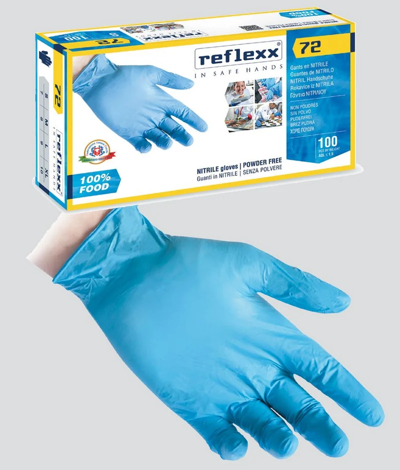 GUANTI M/USO NIT.3,5G BLU 100PZ XL