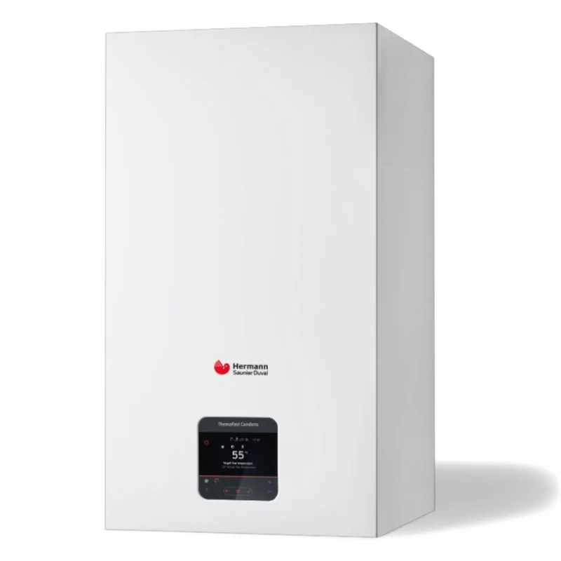 Caldaia a condensazione A compatibile con tutti i sistemi solari funzionamento a metano 42x35XH74 cm Themafast Condens