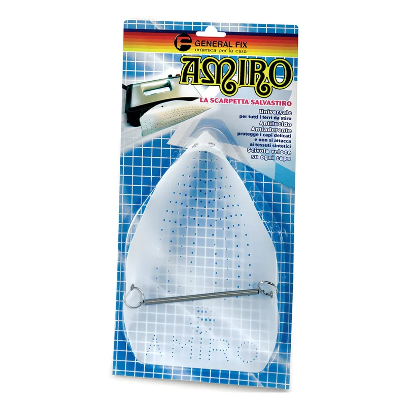 Soletta "Amiro" salva stiro anti lucido con resistenza fino a 250°