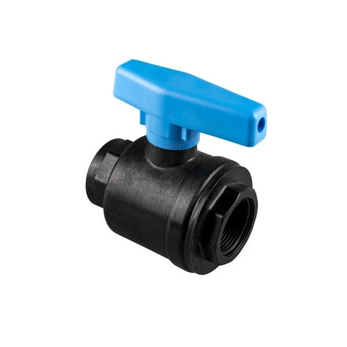 Valvola a sfera ff in pp pn10 con sfera in abs 1 1/2