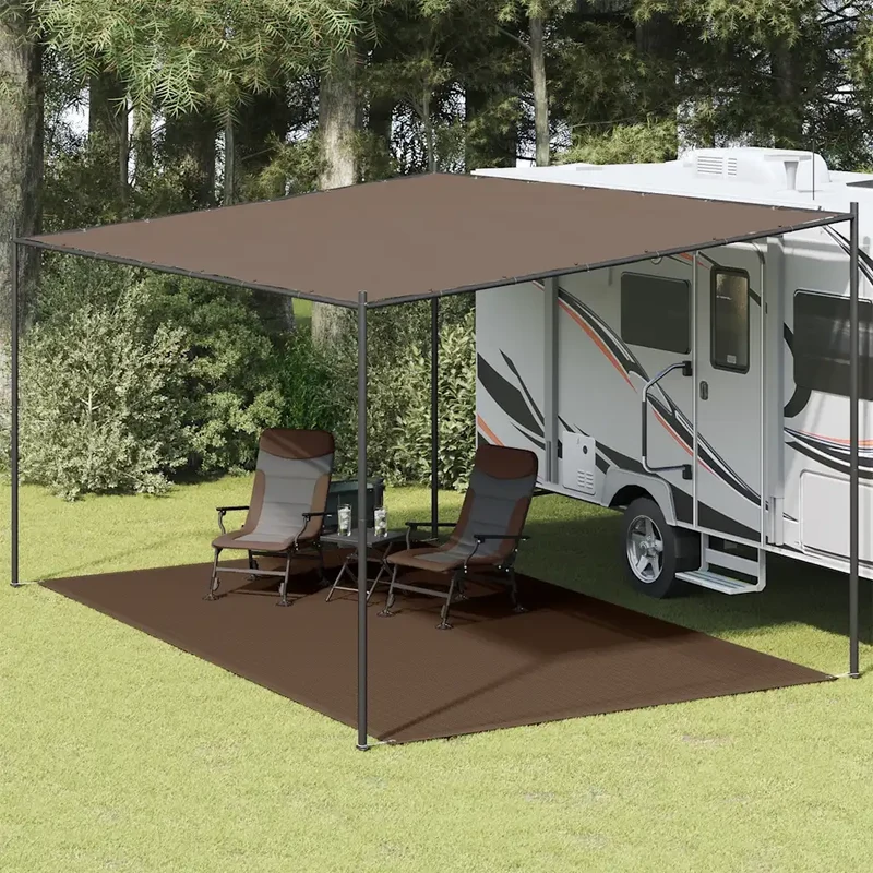 Tappeto da Tenda 300x600 cm Marrone 310810