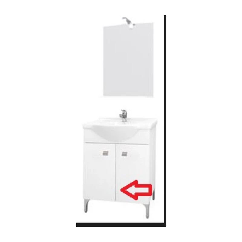 Ricambio Base per Mobile Bagno Desy 58 Bianco