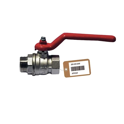 Valvola a sfera mf con leva f-brico 1 dn 25 pn 40