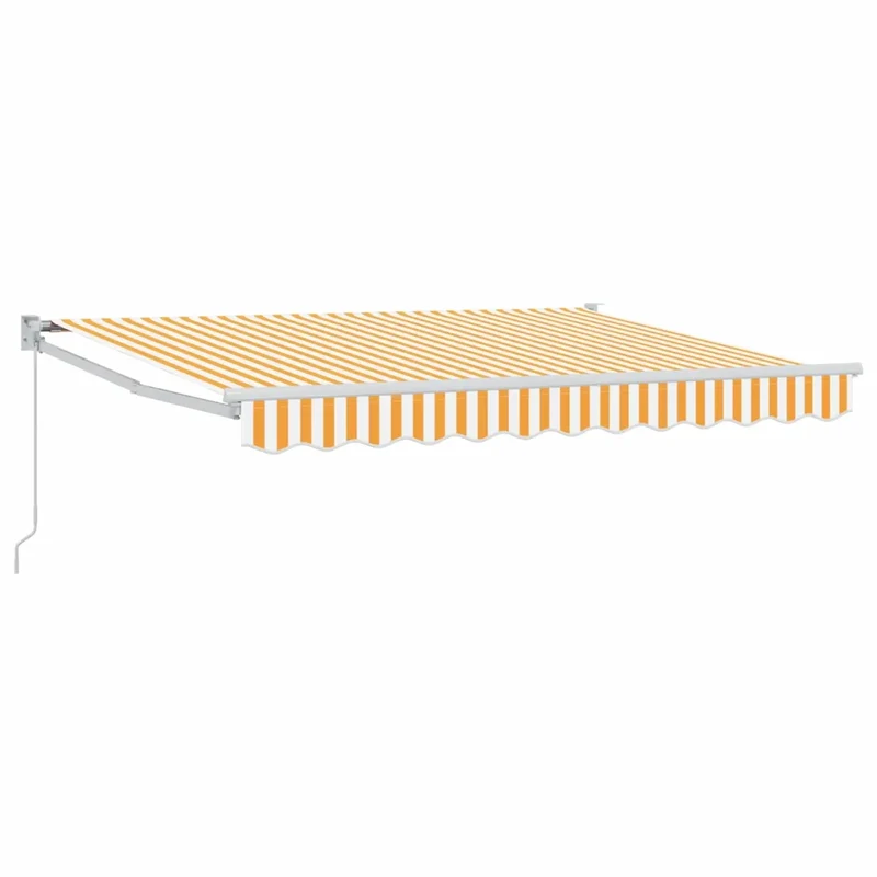 Tenda retrattile Giallo e Bianco 3 x 2 m 3418887
