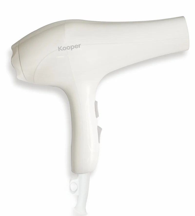 Asciugacapelli Phon 2000W 2 Velocità Kooper Style Bianco